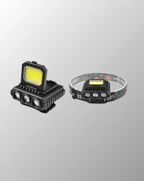 800 Lumen LED Kafa Lambası COB ve XPE Led Type C Şarjlı Ayarlanabilir