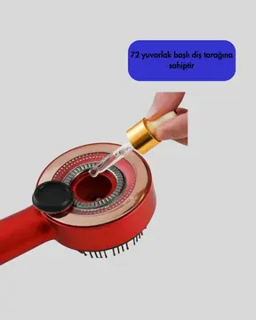 Kırmızı Işık Terapi Özellikli Saç Derisi Masaj Tarak Anti Dökülme