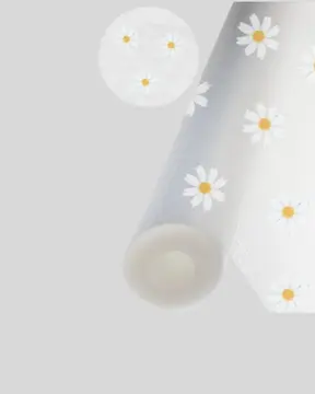 10 Metre Papatya Desenli Yapışmaz Kaydırmaz Çekmece Örtüsü