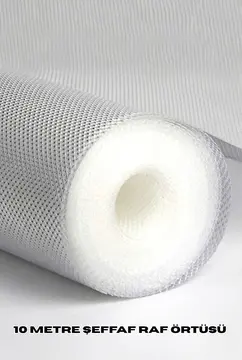 10 Metre Şeffaf Silikonlu Kaymaz Çekmece İçi Düzenleyici