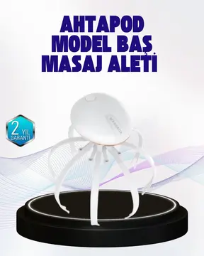 Taşınabilir Elektrikli Kafa Masaj Cihazı Sessiz Motor ve Ergonomik Tasarım