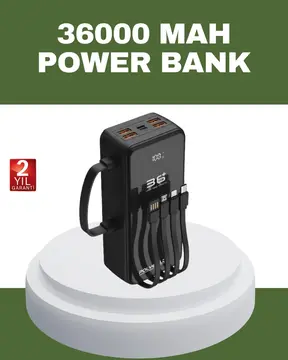 Hızlı Şarj Destekli Powerbank Tüm Cihazlarla Uyumlu
