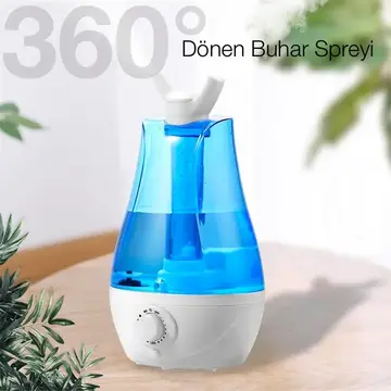 EZERE QTUM9 Çift Sprey Ultrasonik Hava Nemlendirici 3.5L KLS-204