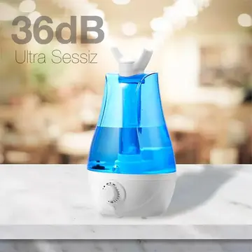 EZERE QTUM9 Çift Sprey Ultrasonik Hava Nemlendirici 3.5L KLS-204