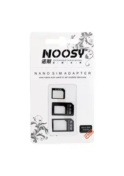 Noosy Nano Ve Micro Sim Kart Adaptörü