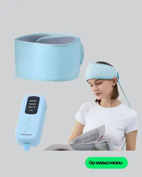 Evde Spa Etkisi Sunan Isıtmalı Baş Masaj Cihazı