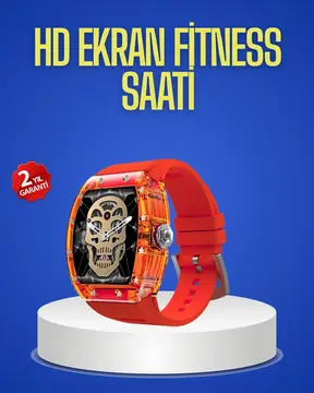 Şeffaf Tasarımlı Akıllı Saat Dokunmatik Ekranlı