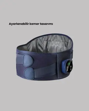 Isıtmalı Masajlı Bel Destek Kemeri Ev Tipi Kullanım