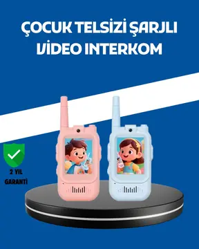 Çocuklar İçin Video Görüşmeli Walkie Talkie Uzun Mesafe İletişim