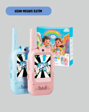 Çocuklar İçin Video Görüşmeli Walkie Talkie Uzun Mesafe İletişim