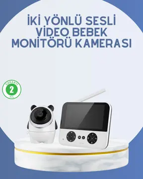 Kablosuz Bebek Monitörü 720P Görüntü ve Geniş Ekran