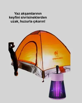Çocuk ve Evcil Hayvan Dostu Sivrisinek Yakalama Lambası