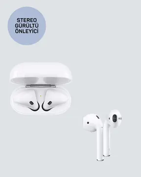 iPhone Tüm Modellerle Uyumlu Bluetooth Kulaklık Gürültü Önleyici Stereo
