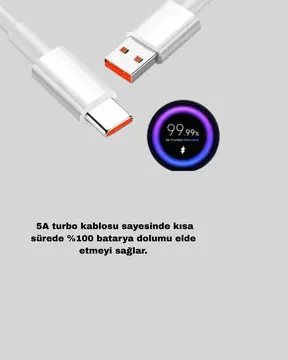 67 Watt Güçlü Turbo Şarj Aleti Samsung Note 10 Note 20 Uyumlu
