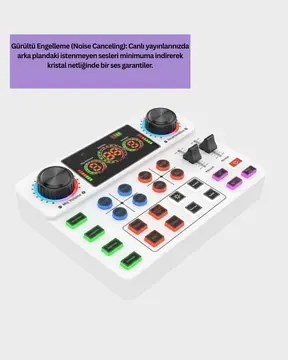 Bluetooth Bağlantılı Karaoke ve Yayın Ses Kontrol Ünitesi