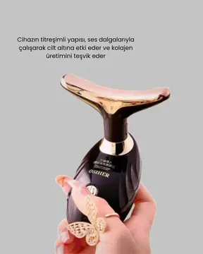 Titreşimli Cilt Gençleştirme Cihazı Yüz ve Boyun Sıkılaştırıcı