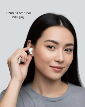 Çok Dilli İletişim Destekli Kablosuz Kulaklık Oyun ve Müzik Modlu