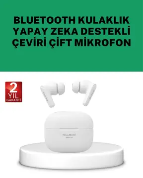 Gerçek Zamanlı Çeviri Özellikli Kablosuz Kulaklık Profesyonel Kullanım