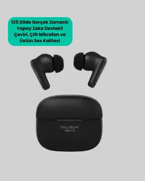 Yapay Zeka Destekli Bluetooth Kulaklık Anlık Çeviri ve Gürültü Engelleme