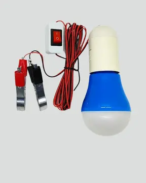Aküden Çalışan 12V LED Ampul Taşınabilir Kullanım