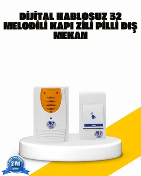 Kablosuz Kapı Zili Kolay Kurulumlu Modern Kullanım