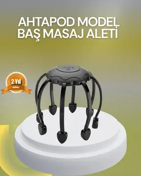 Elektrikli Kafa Masaj Aleti Çok Noktalı 360 Derece Kapsama