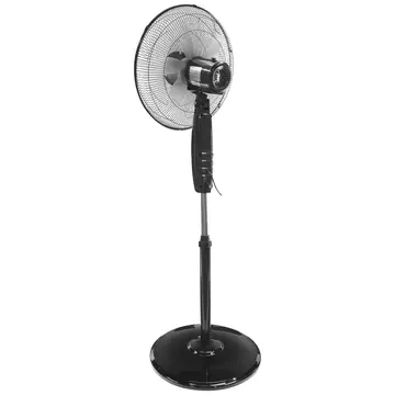 EVEREST FAN11 SİYAH CoolAir 3 Kademeli Hız 40cm 5 Kanat Pervane ve Çerçeve 45W Otomatik Salınım Yükseklik Ayarlı Vantilatör(1923)
