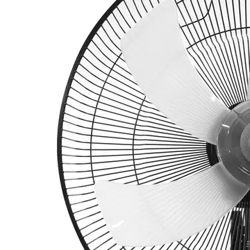 EVEREST FAN11 SİYAH CoolAir 3 Kademeli Hız 40cm 5 Kanat Pervane ve Çerçeve 45W Otomatik Salınım Yükseklik Ayarlı Vantilatör(1923)