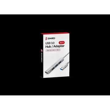 ENKADO EKD-UH60 USB3.0 to 3xUSB 2.0 1xUSB 3.0 Metal USB HUB(1923)
