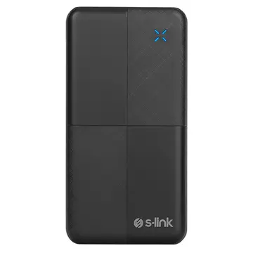 S-LINK IP-G12N Siyah 10.000mAh 2xUSB 1xMicro USB 1xType-C 4 LED Göstergeli PowerBank(1923)