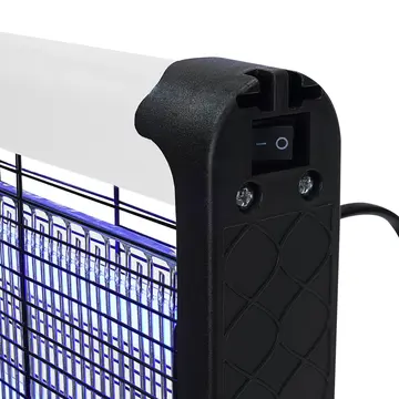 ASONIC AS-A28 Siyah 4W 2000V Masaüstü Zincir Askılı 2adet UV Mor Işıklı Siyah Kasa Sinek Öldürücü(1923)