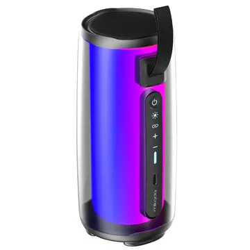 MIKADO MD-17BT CAPELLA 10W Taşınabilir USB/AUX/BT/TF RGB Işıklı Transparan 1800mAh Mikrofon Karaoke Bluetooth Speaker(1923)