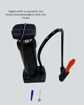 Çok Amaçlı Ayak Pompası Dayanıklı Pratik Hava Pompası