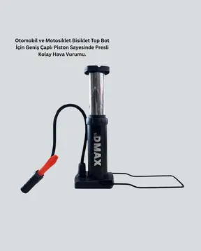 Extra Güçlü Ayak Pompası Otomobil Motosiklet Bisiklet Uyumlu