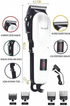 Kablosuz Saç Kesme Makinesi  Epilasyon Öncesi Kısaltma Makinesi