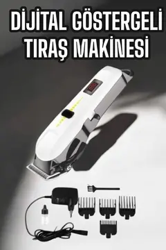 Tıraş Makinesi Uzun Ömürlü Batarya Keskin Bıçaklar ve Profesyonel