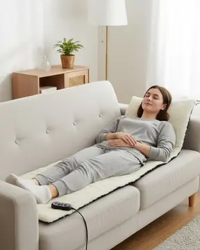 Isıtmalı Titreşimli Masaj Yatağı Tüm Vücut Rahatlatıcı Sistem