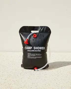 20 Litre Güneş Enerjili Kamp Duşu PVC Dayanıklı Taşınabilir Duş Torbası