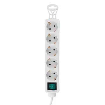 S-LINK SPG-F05 5 Soket Akım Korumalı Priz 1.5Mt Kablo 306 Joule (Beyaz)(1923)