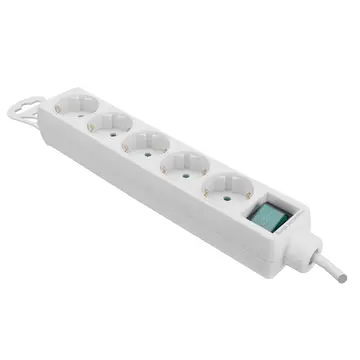 S-LINK SPG-F05 5 Soket Akım Korumalı Priz 1.5Mt Kablo 306 Joule (Beyaz)(1923)