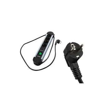 S-LINK Swapp SPGKS03 3 Soket Akım Korumalı Priz 1.5Mt Kablo 900 Joule (Gri) %100 Bakır(1923)