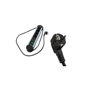 S-LINK Swapp SPGKS05 5 Soket Akım Korumalı Priz 1.5Mt Kablo 900 Joule (Gri) %100 Bakır(1923)