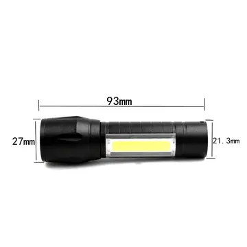 Mini Çok Güçlü Şarjlı El Feneri (xpe-cob Led )