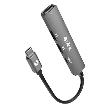S-LINK SWV-USBC023 Type-C to 2xUSB 2.0 1xUSB 3.0 1xType-C Metal USB HUB(1923)