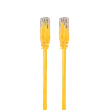 S-Link SL-CAT601YE CAT6 Patch 1Mt Kablo (Sarı)(1923)