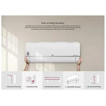 LG  PC12SQ S3NM12JA2FA 12000 BTU KLIMA(1923)