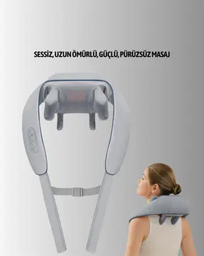 1800mAh Pil Kapasiteli Boyun Masaj Aleti
