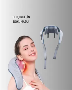 1800mAh Pil Kapasiteli Boyun Masaj Aleti