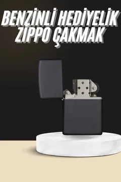 Erkeklere Özel Hediyelik Eşya  Metalik Benzinli Çakmak Doldurulabilir