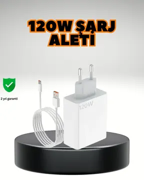 120 Watt Ultra Hızlı Şarj Seti Realme 7 8 9 Pro Uyumlu